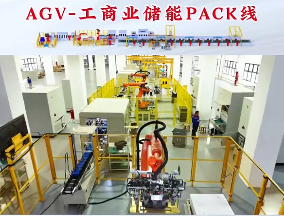 587AH锂电池PACK生产线设备配置与产能规划