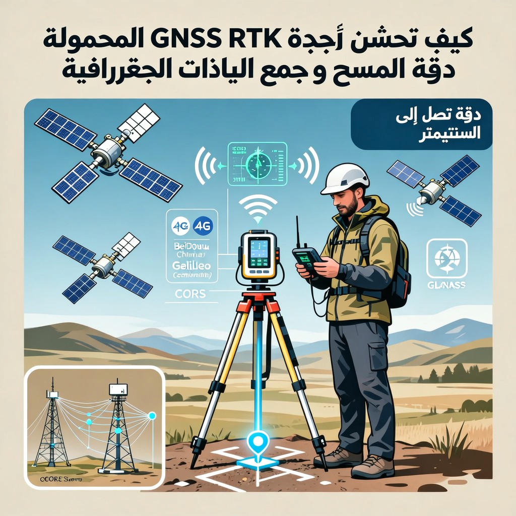 كيف تُحسّن أجهزة GNSS RTK المحمولة دقة المسح وجمع البيانات الجغرافية
