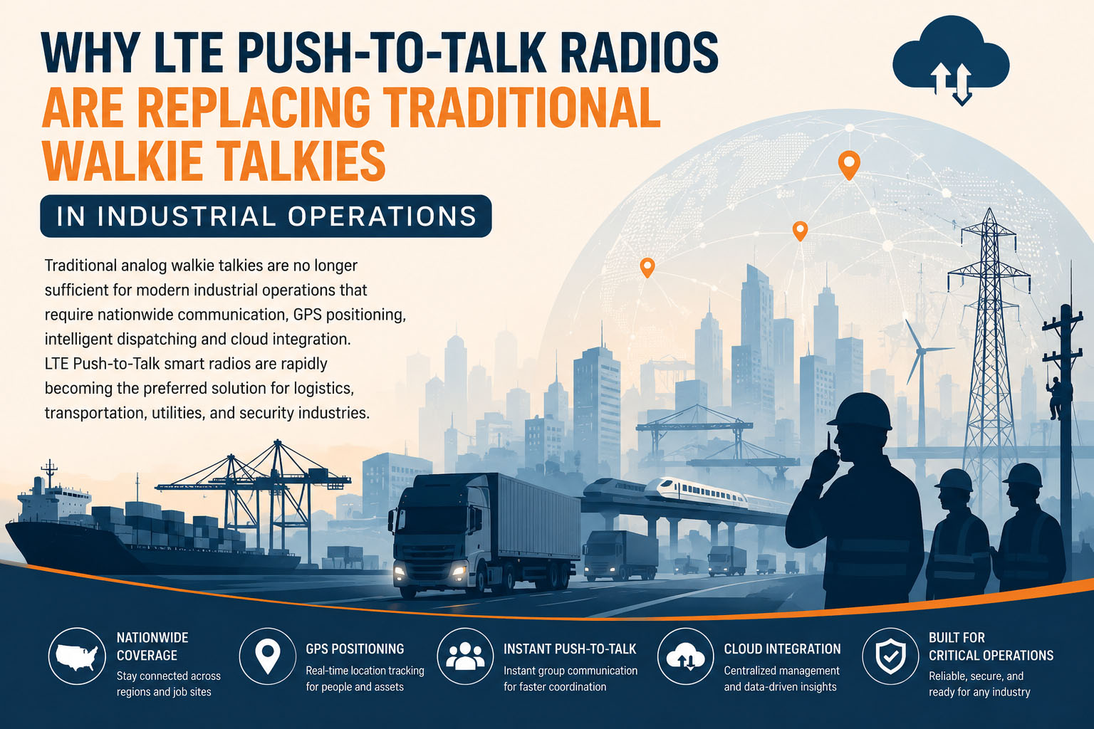 Why LTE Push-to-Talk Radios Are Replacing Traditional Walkie Talkies in Industrial Operations