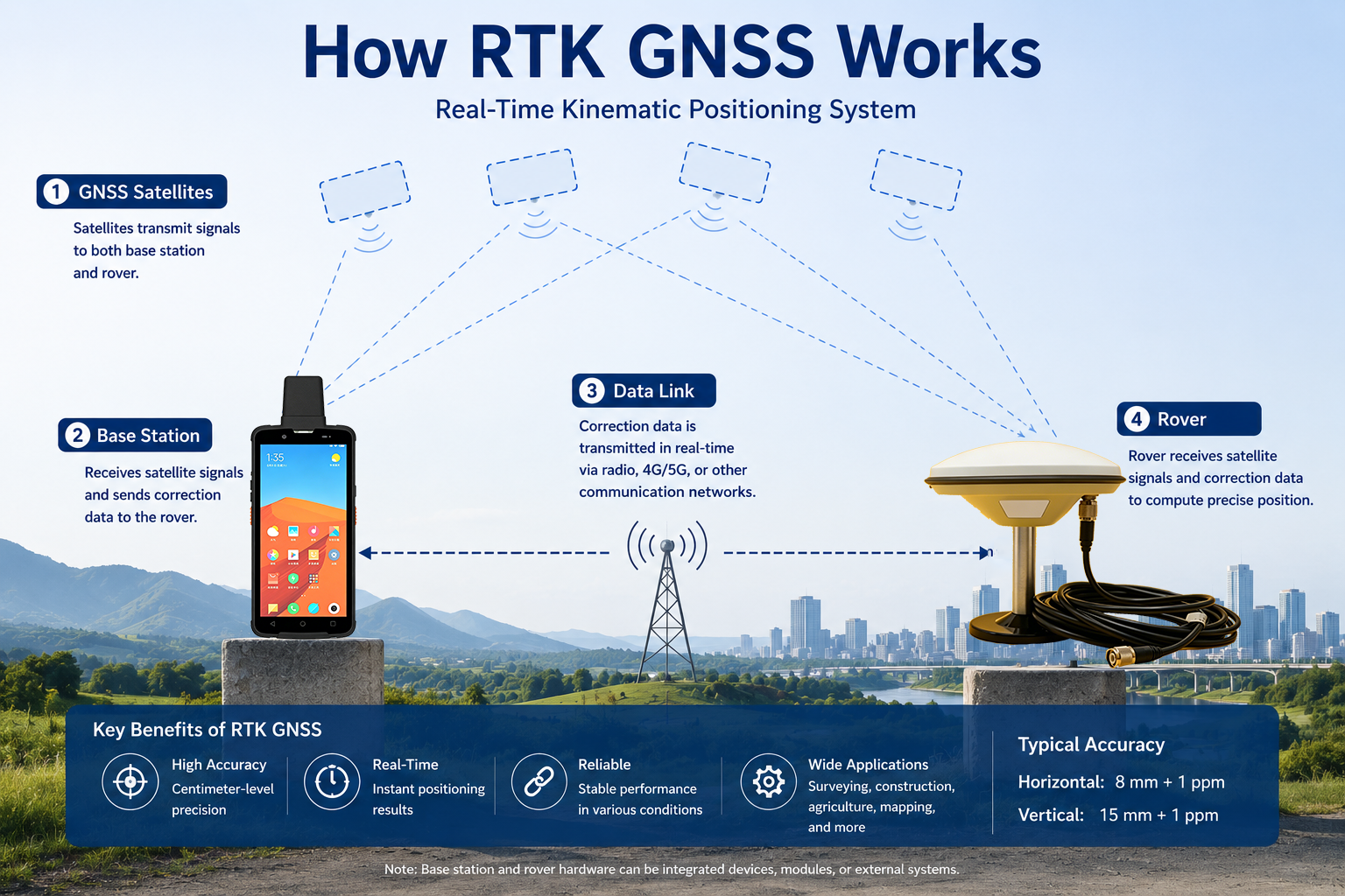 RTK GNSS Technology Explained: How Real-Time Kinematic Positioning Works & Applications