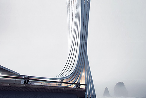 BestarCreations 3D work of LightHouse in Dubai for Zaha Haddid Architects 