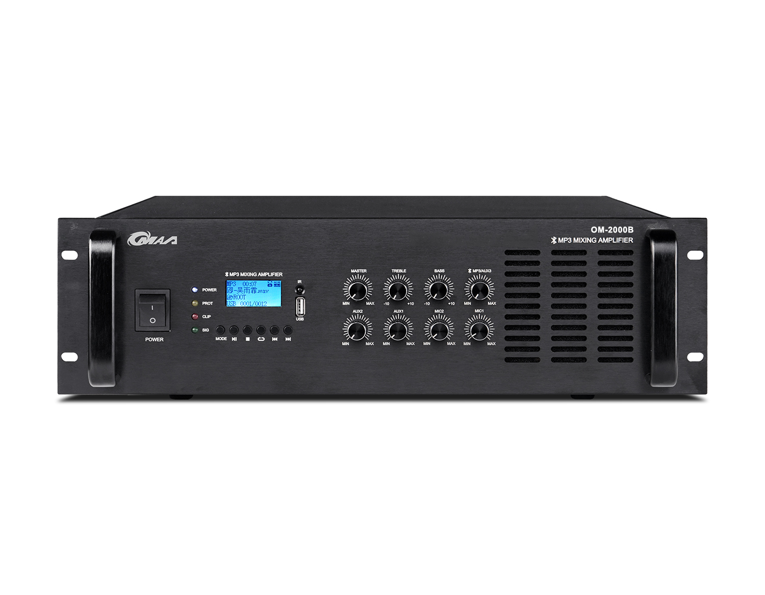 蓝牙/MP3/收音IP网络功率放大器 OM-IP800B/IP1000B/IP1200B/IP1500B/IP2000B