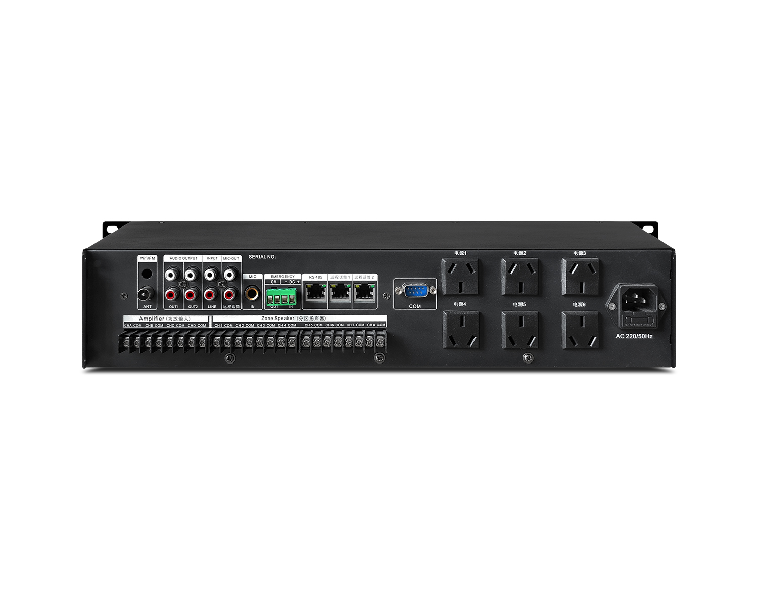4.3寸触摸屏广播定时播放器 OM-6000P
