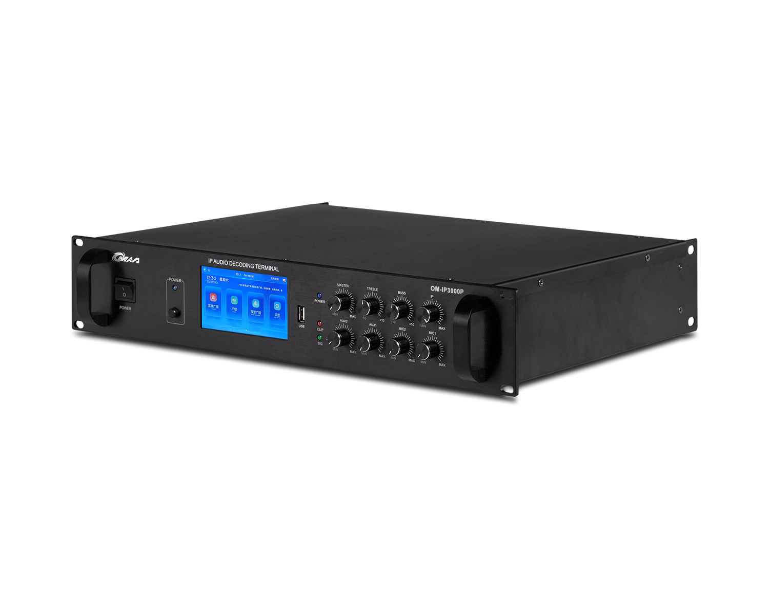 IP网络触摸屏音频解码器 OM-IP3000P