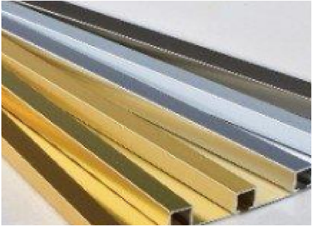 Various types of aluminum alloy decorative line products