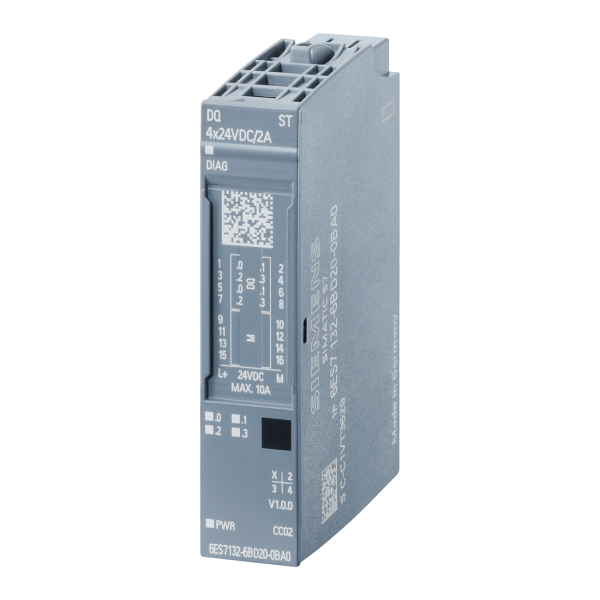 西门子-SIMATIC ET 200SP DQ 4x24 VDC/2 A ST PU 1