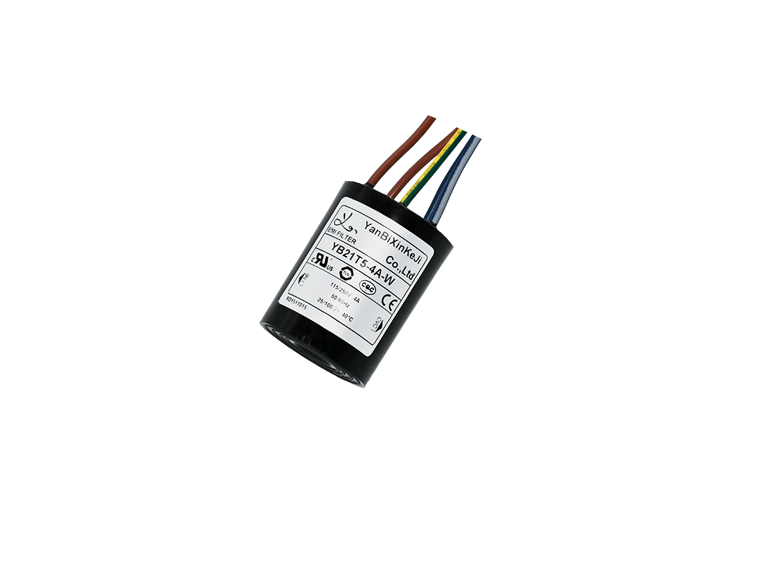 T5 Power Filter Black Plastic Housing