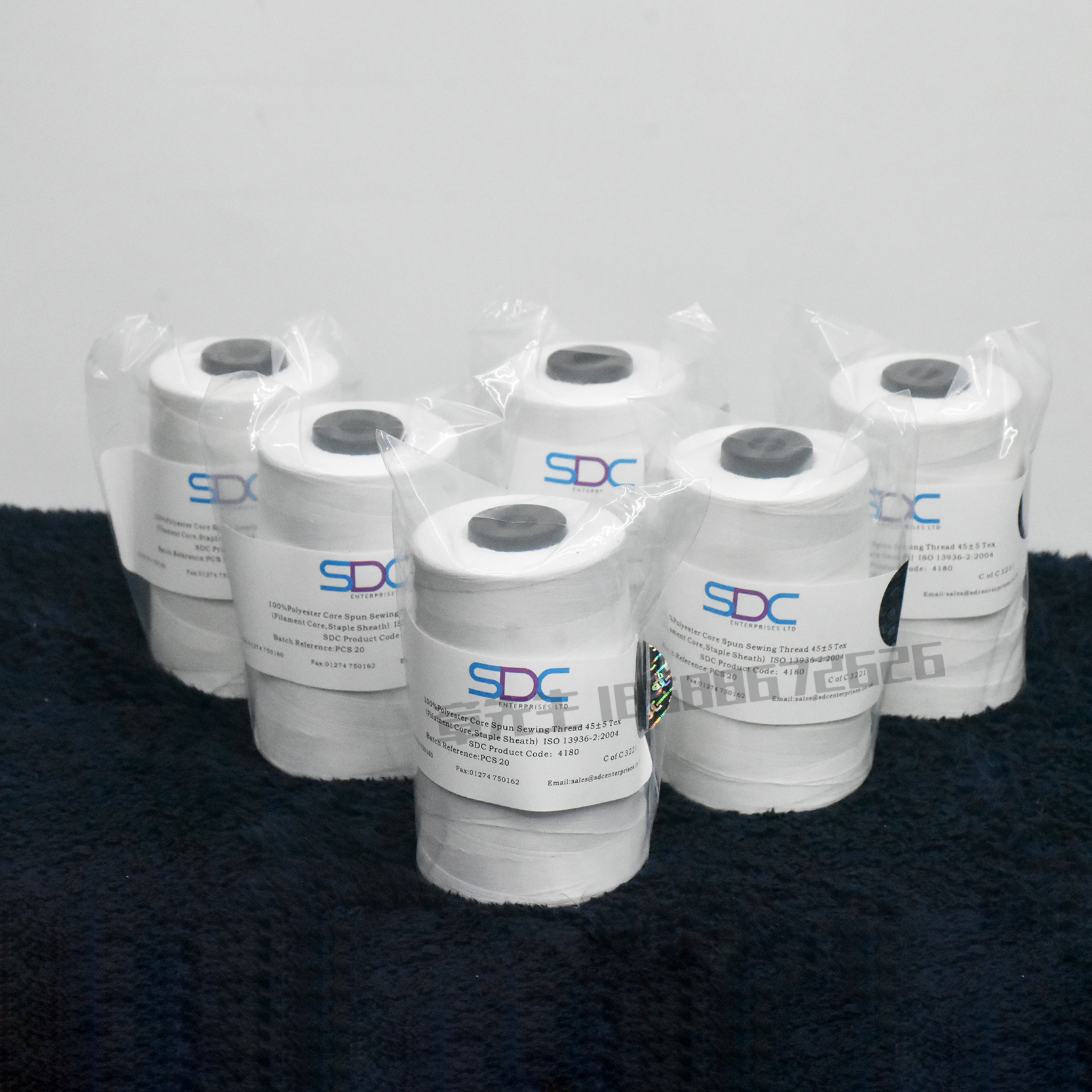 ISO13936 SDC Sewing Threads Polyester Core Spun 45 +/-5 Tex 5000m cone