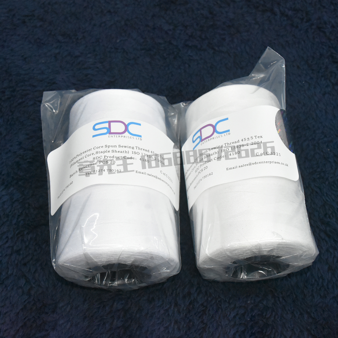 ISO13936 SDC Sewing Threads Polyester Core Spun 45 +/-5 Tex 5000m cone