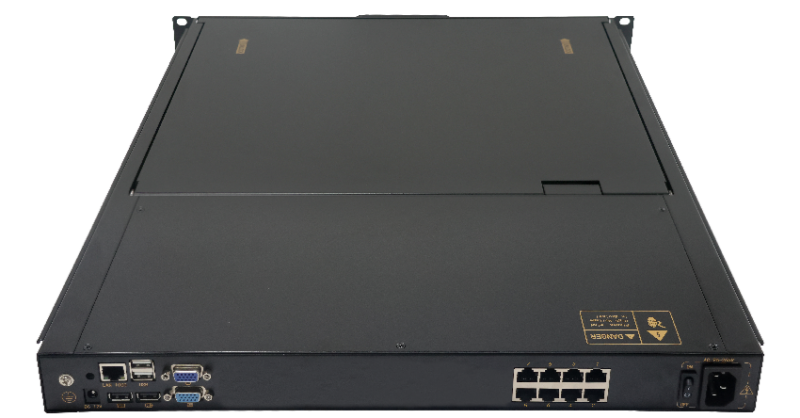  18.5寸8口CAT5 KVM  Over IP