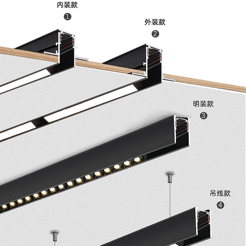 Magnetic Track Rail