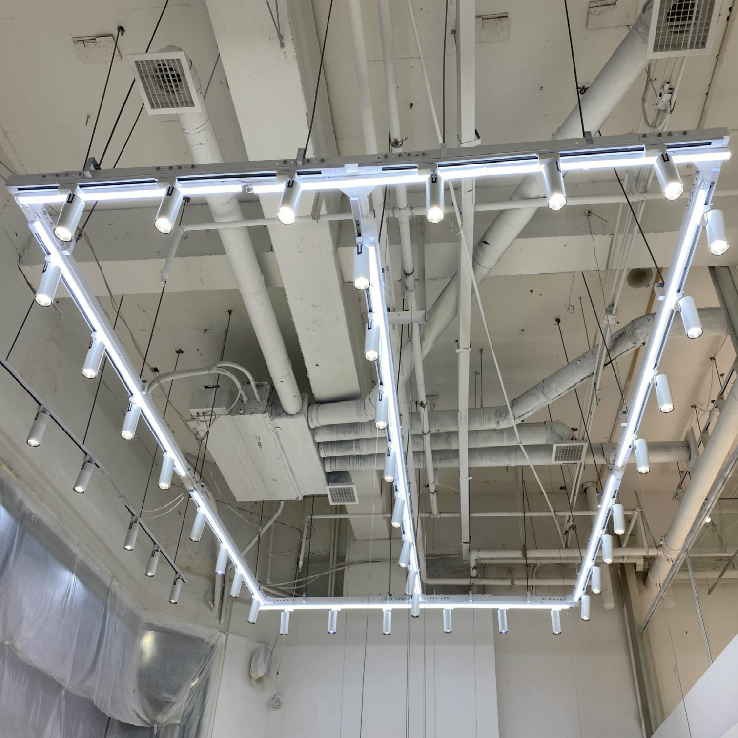 TK 01 Built-In Driver Long Arm LED Track Light
