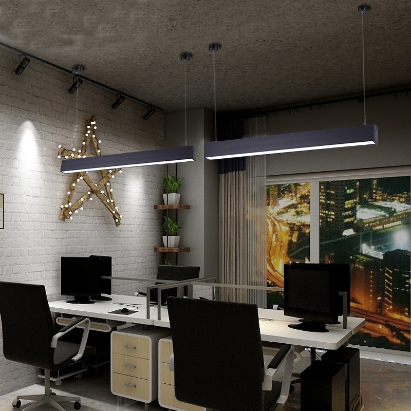Flood Led linear pendant light 