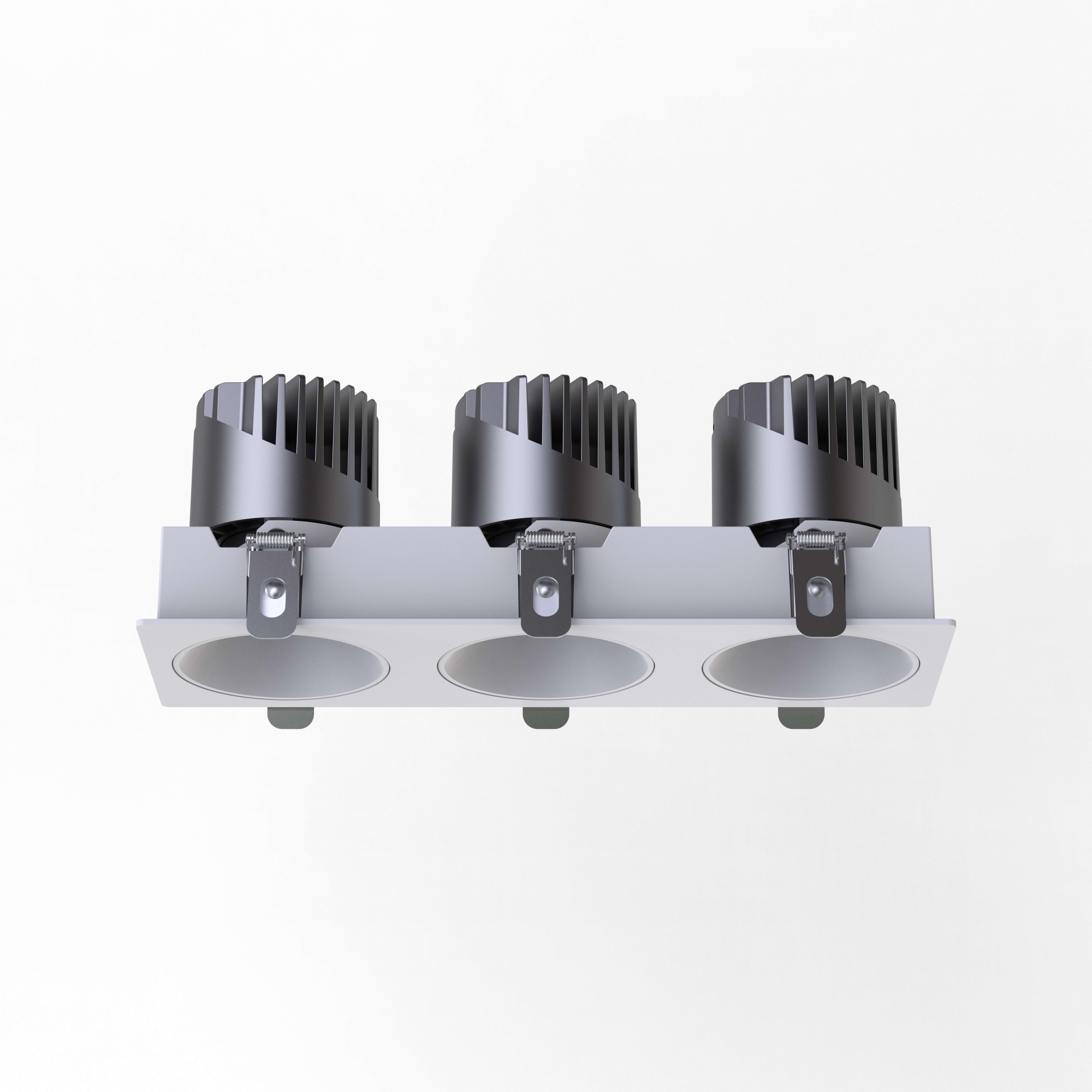 DA series 3-head recessed ceiling light