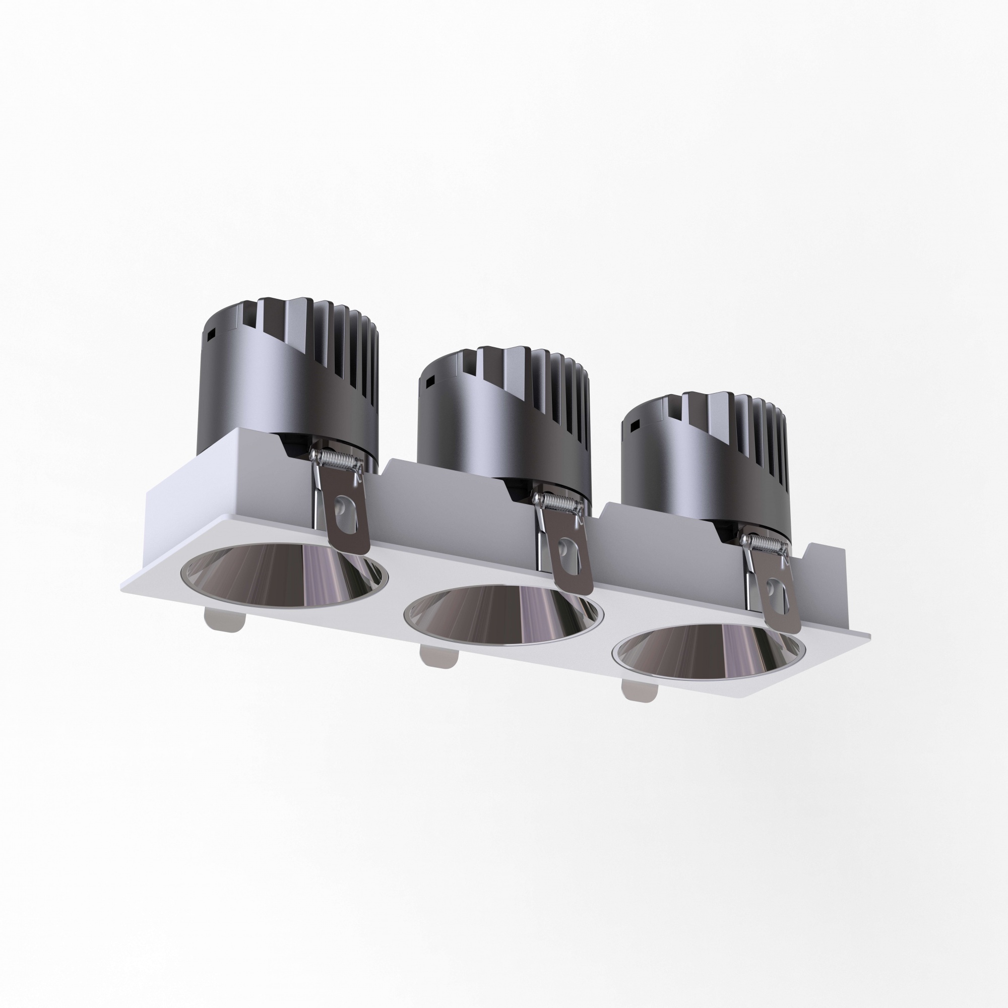 DA series 3-head recessed ceiling light