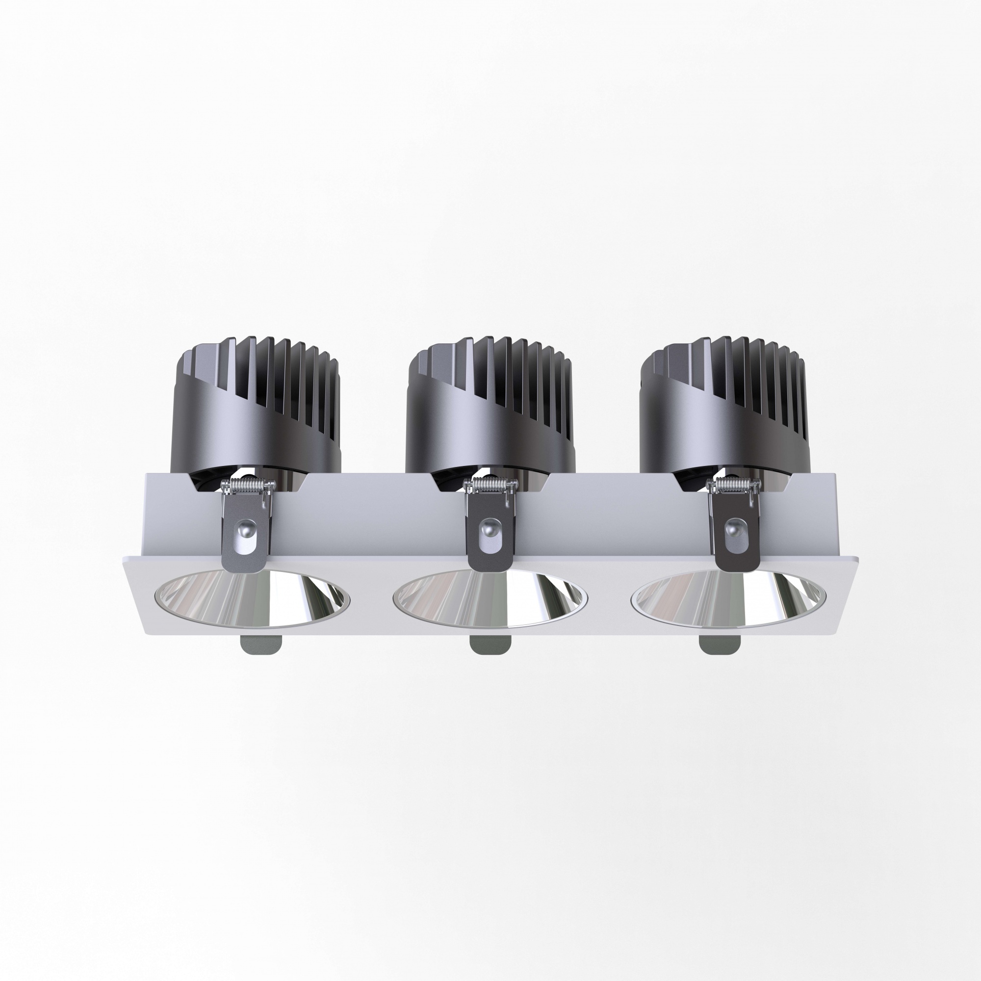 DA series 3-head recessed ceiling light