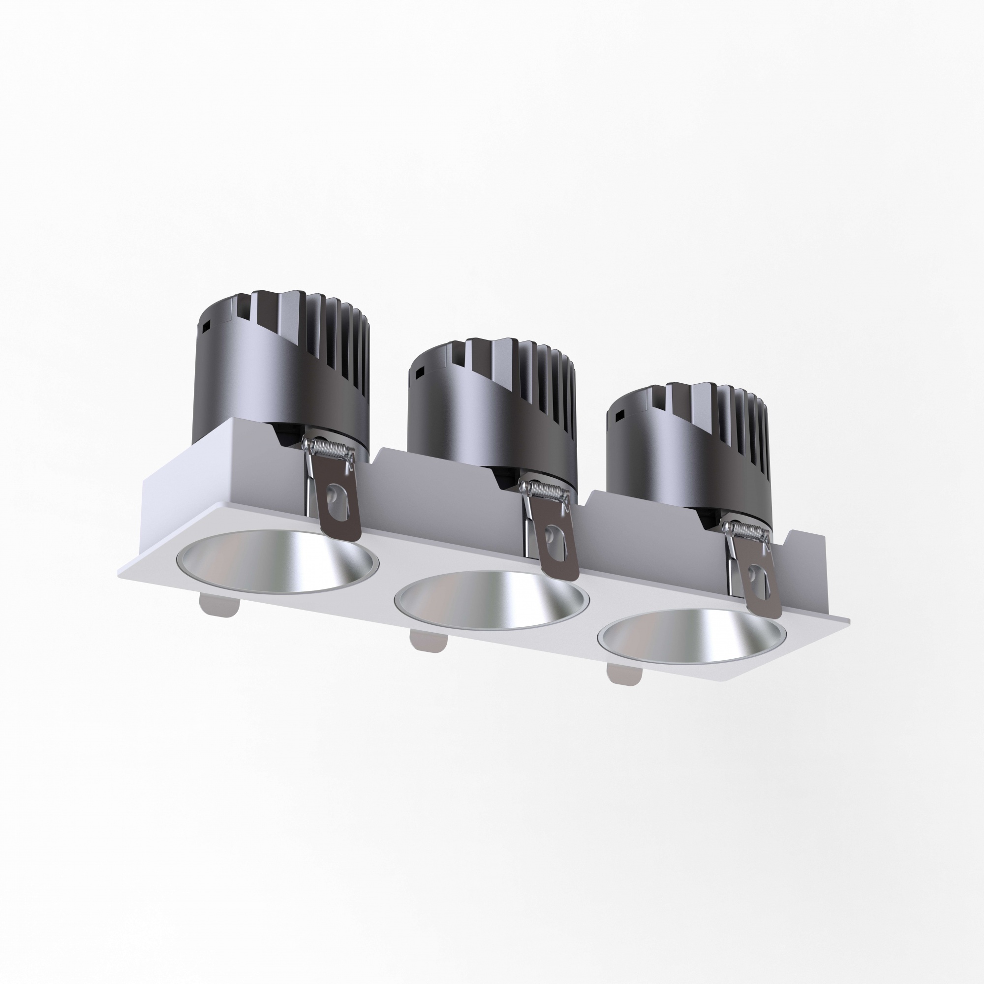DA series 3-head recessed ceiling light
