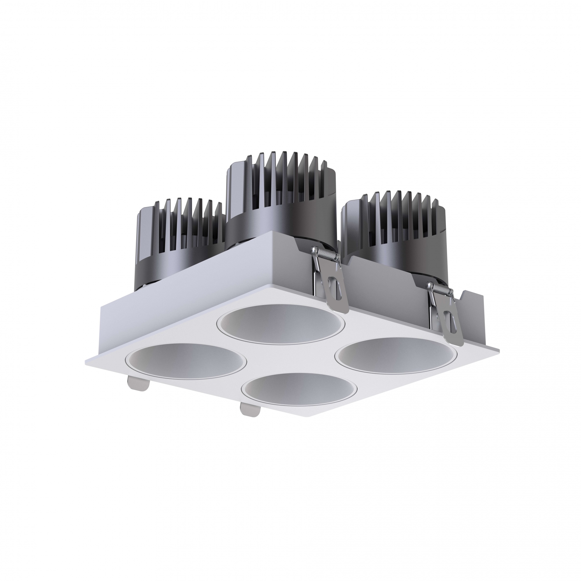 DA series 4-head recessed ceiling light