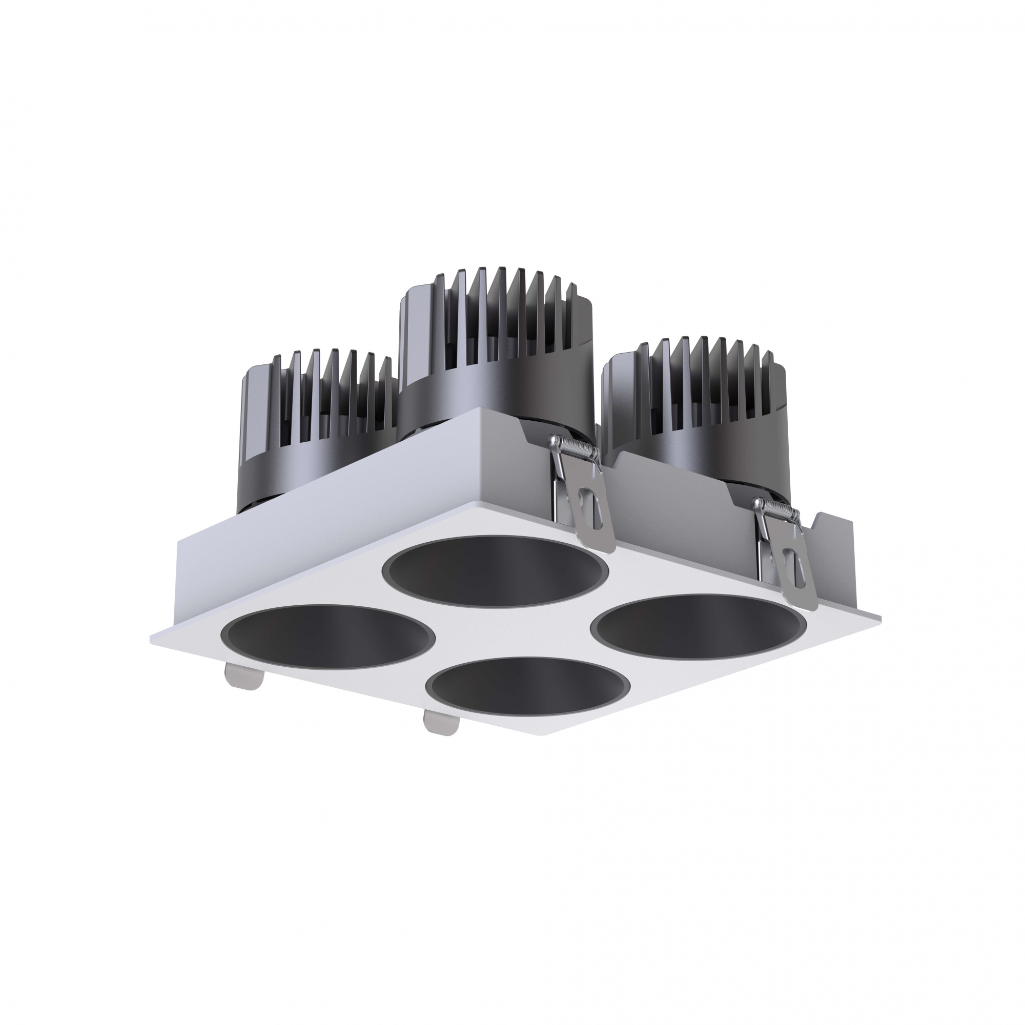 DA series 4-head recessed ceiling light