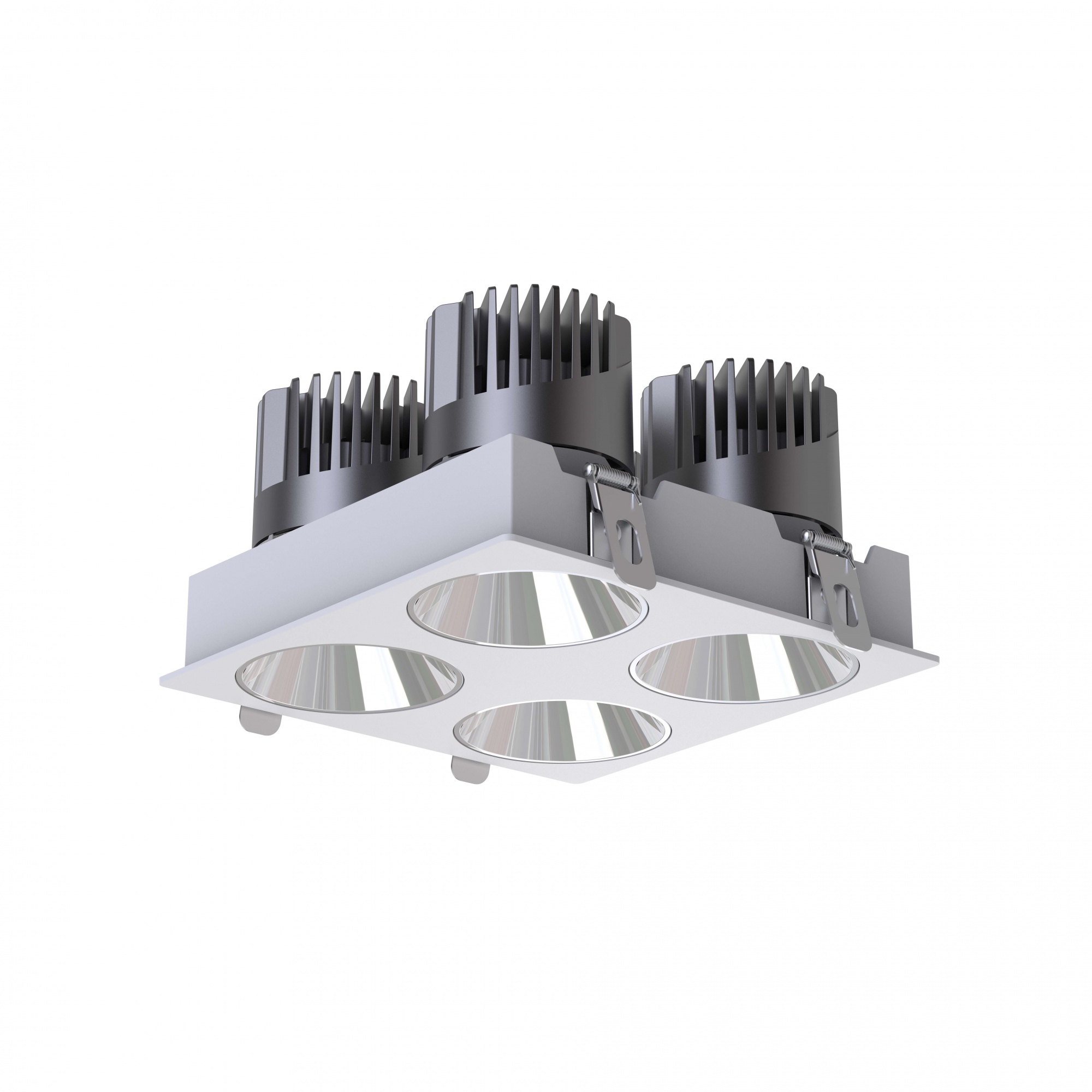 DA series 4-head recessed ceiling light