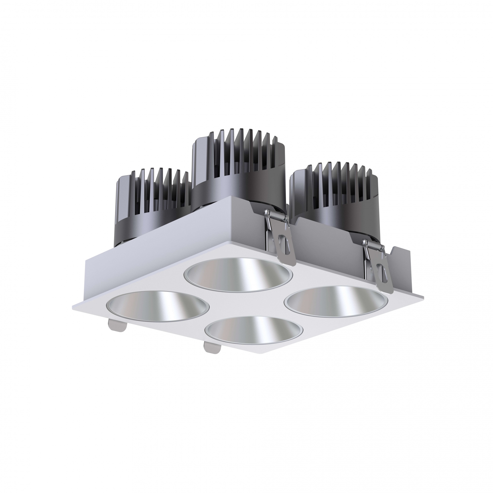 DA series 4-head recessed ceiling light