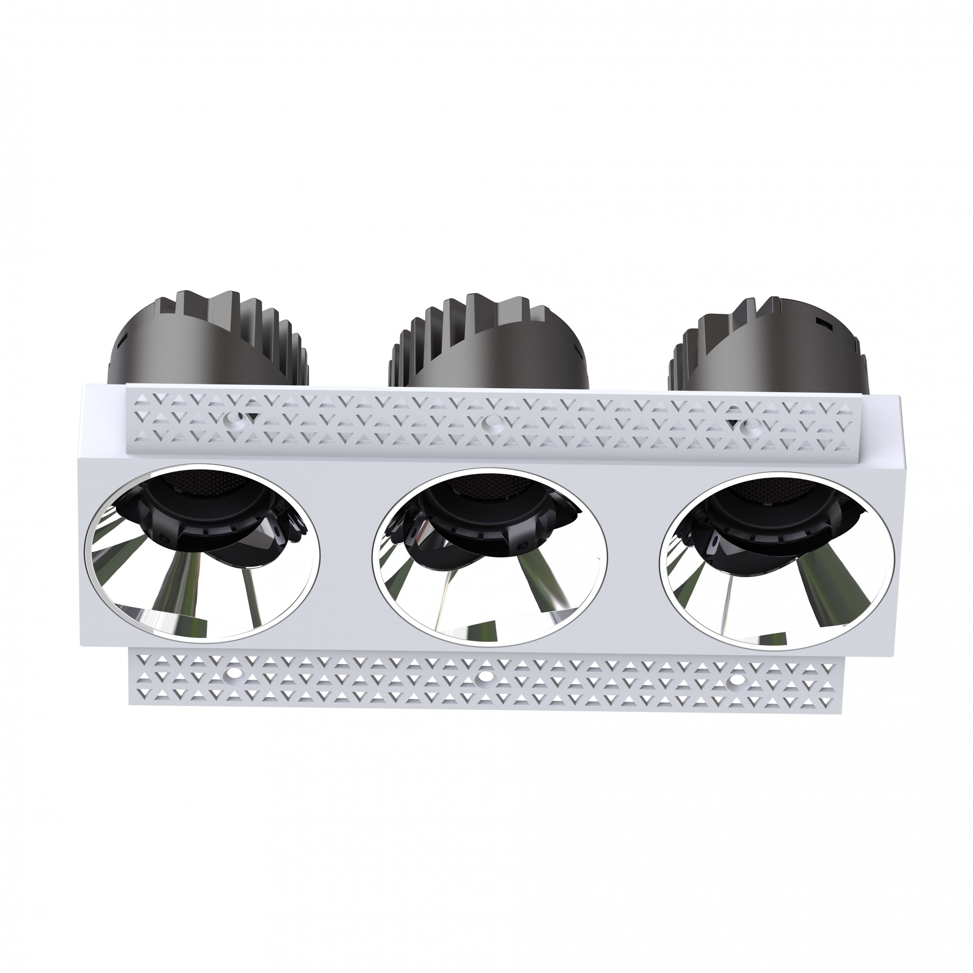DA series 3-head trimless  recessed ceiling light