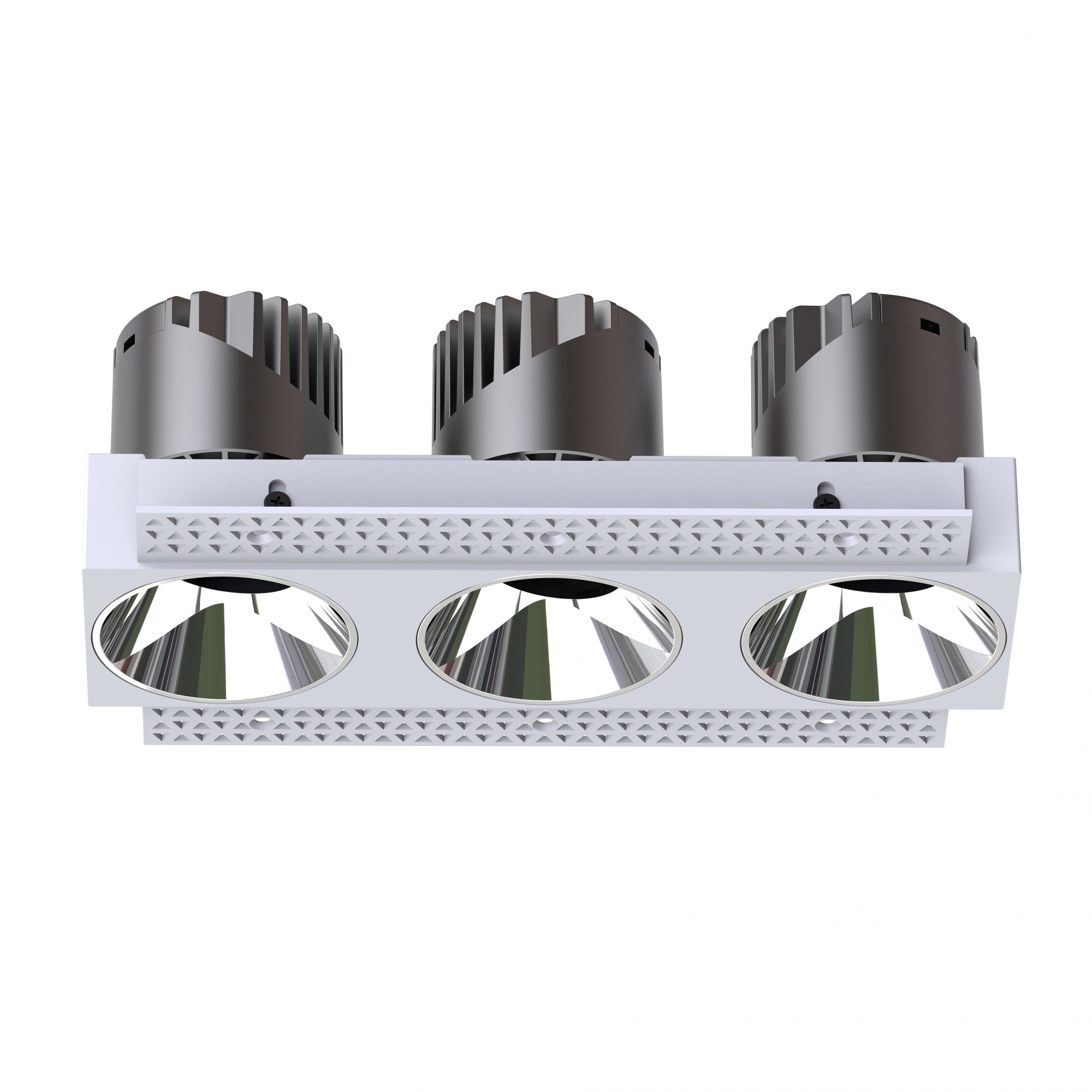 DA series 3-head trimless  recessed ceiling light