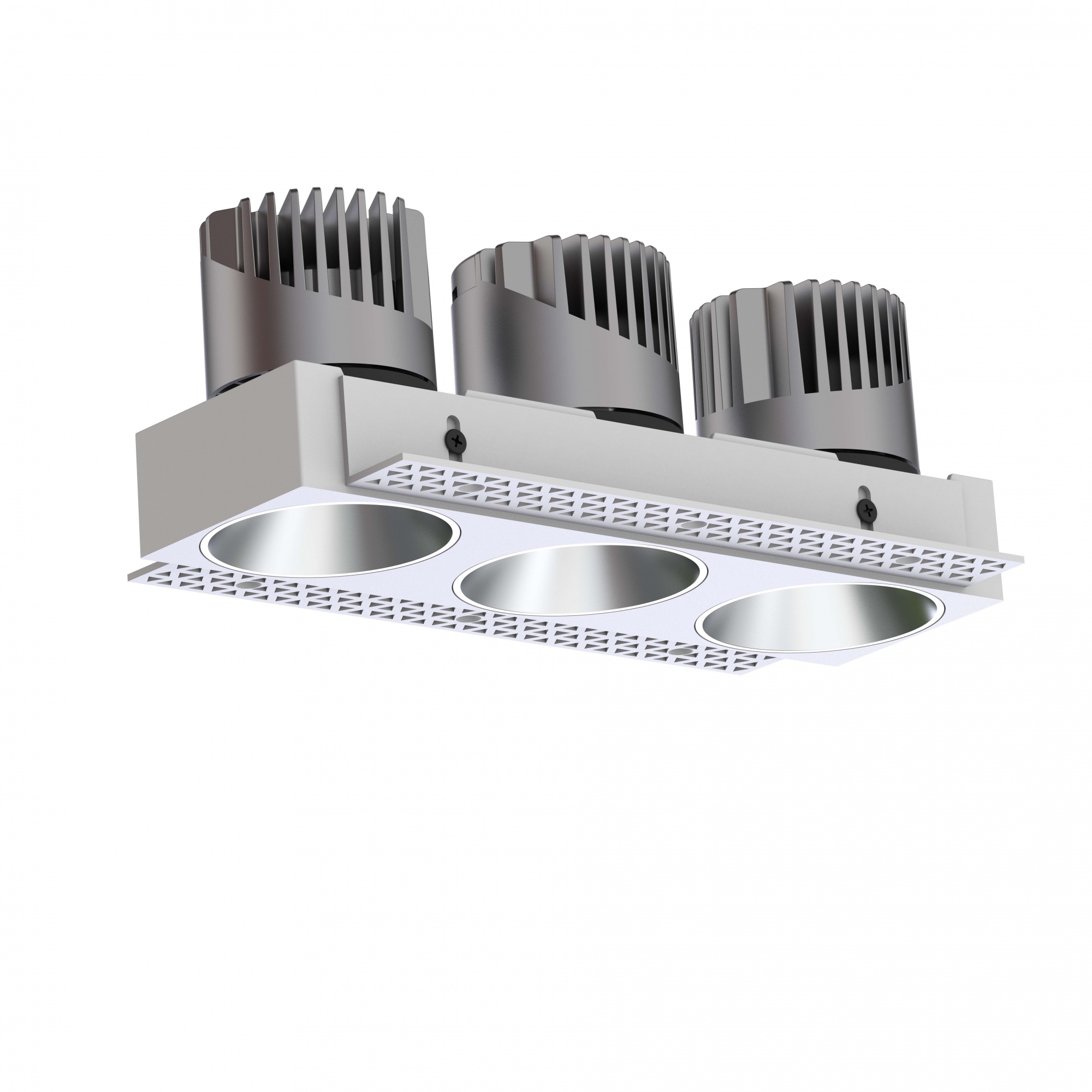DA series 3-head trimless  recessed ceiling light