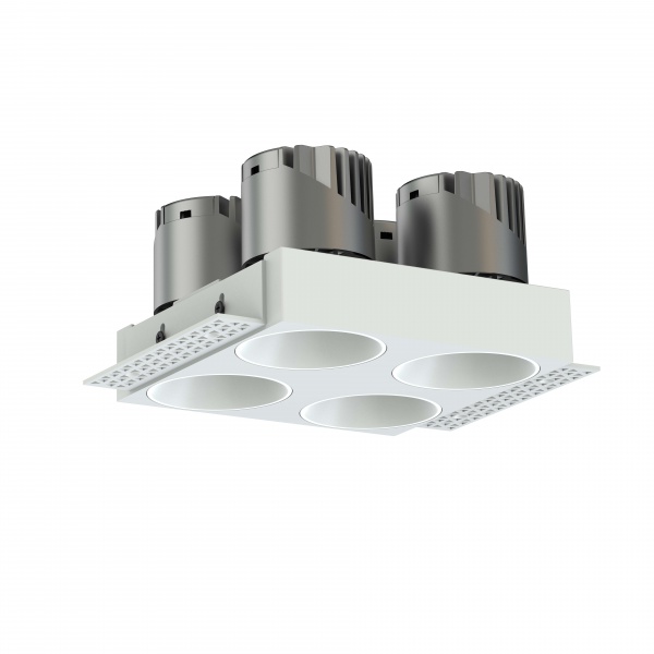 DA series 4-head Trimless recessed ceiling light