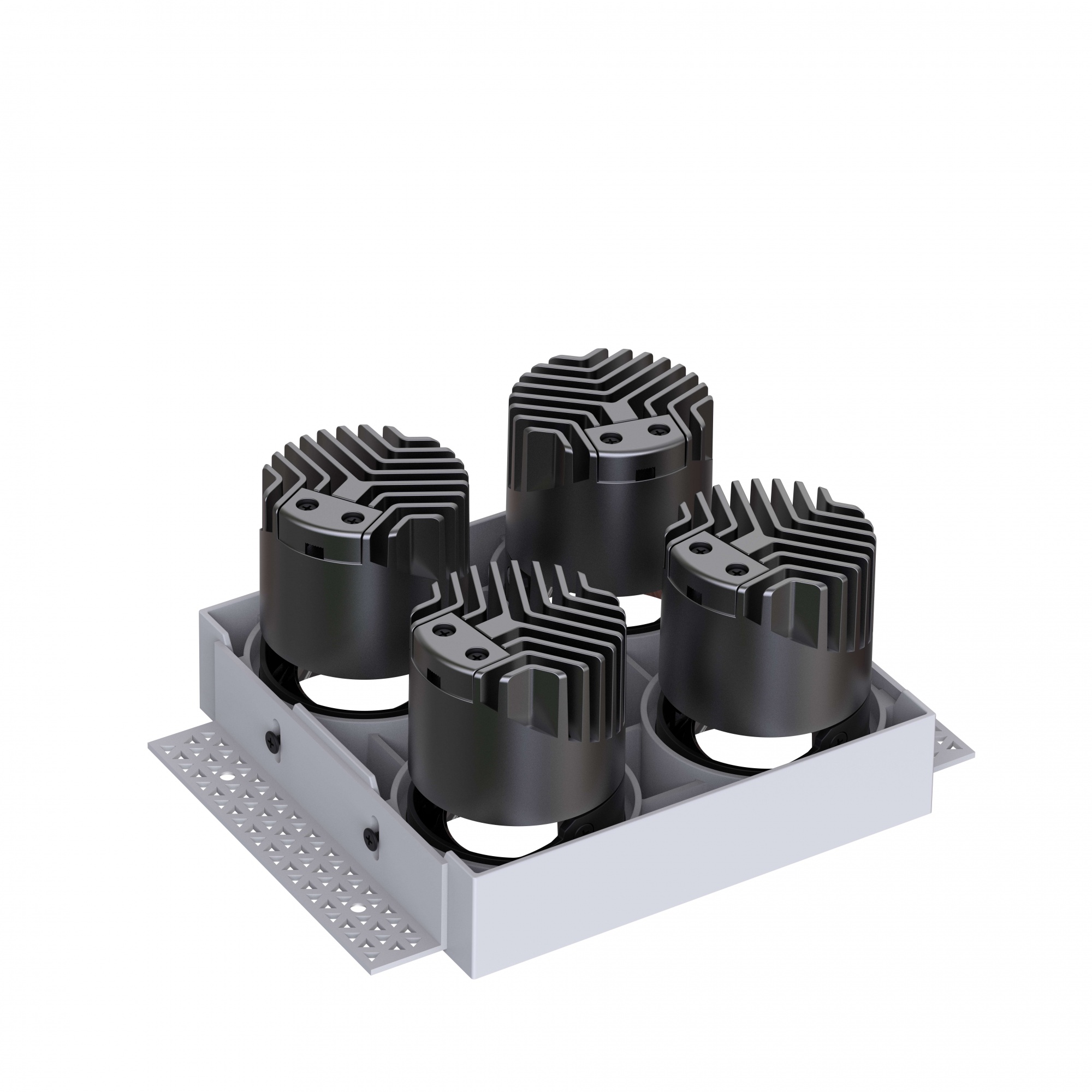 DA series 4-head Trimless recessed ceiling light