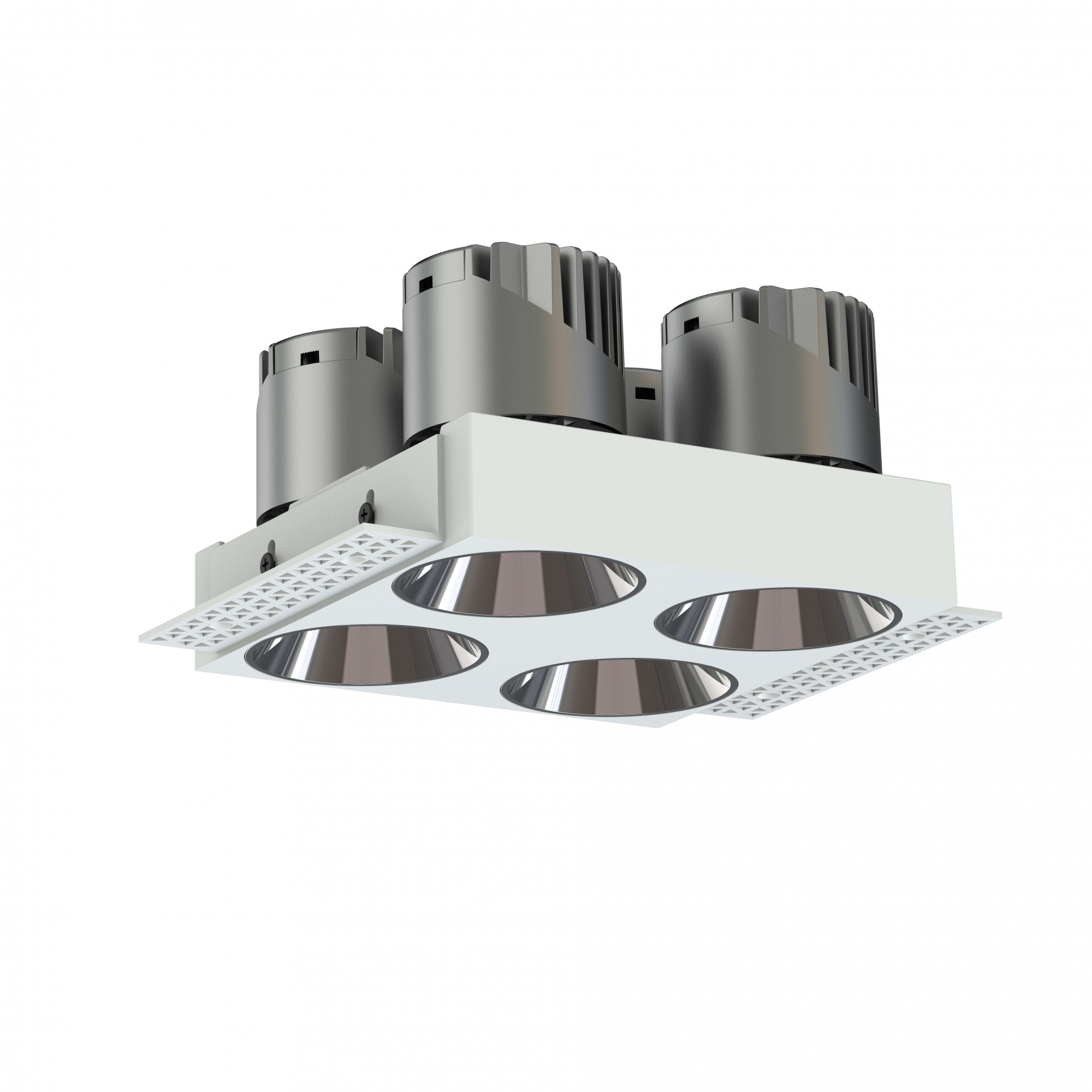 DA series 4-head Trimless recessed ceiling light