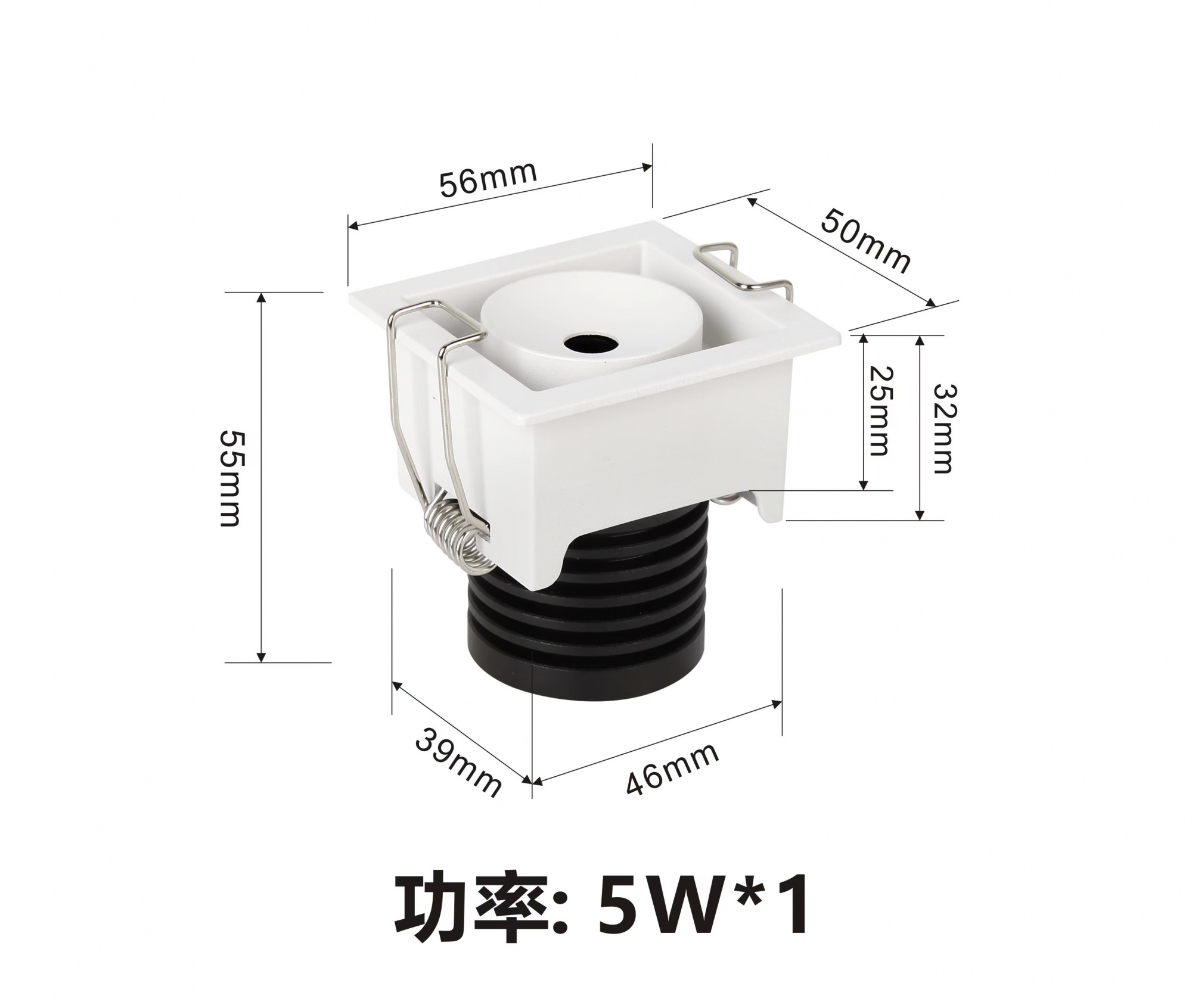 Mini Dot Fixed Linear Spot Light