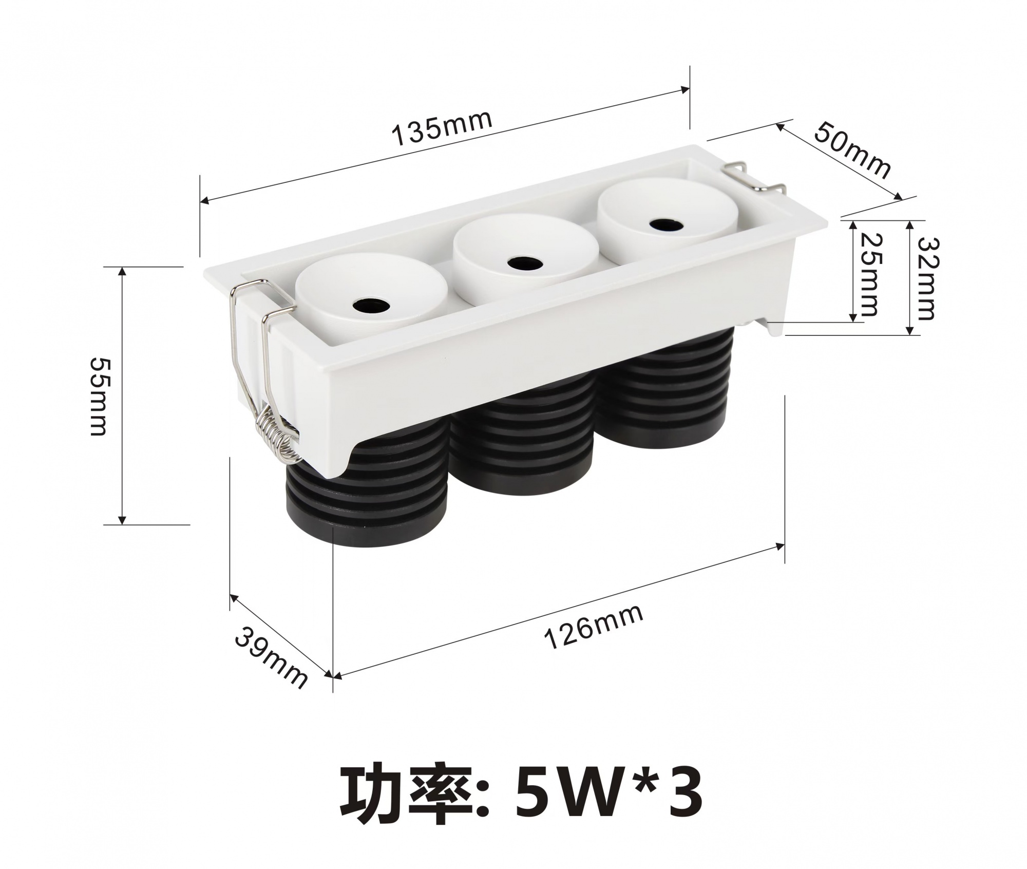 Mini Dot Fixed Linear Spot Light