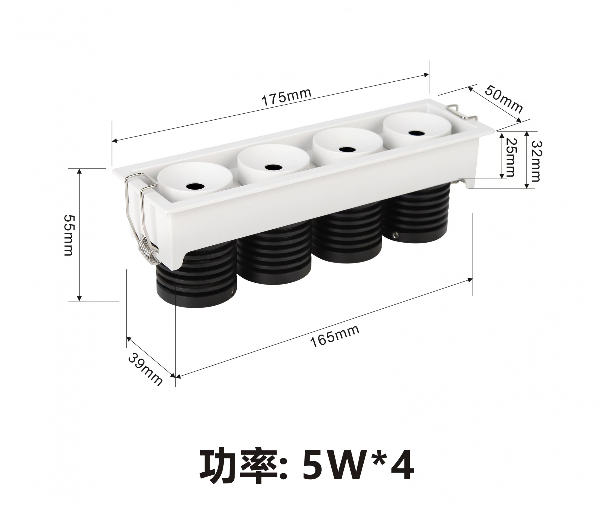 Mini Dot Fixed Linear Spot Light