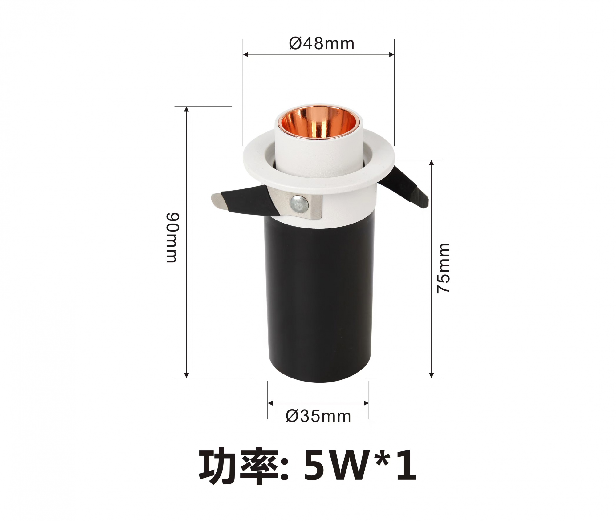 Mini Round Stretch Linear Spot Light