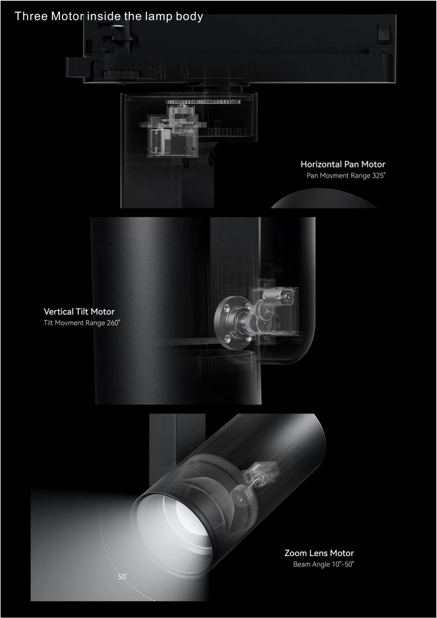 Motorized Track Light