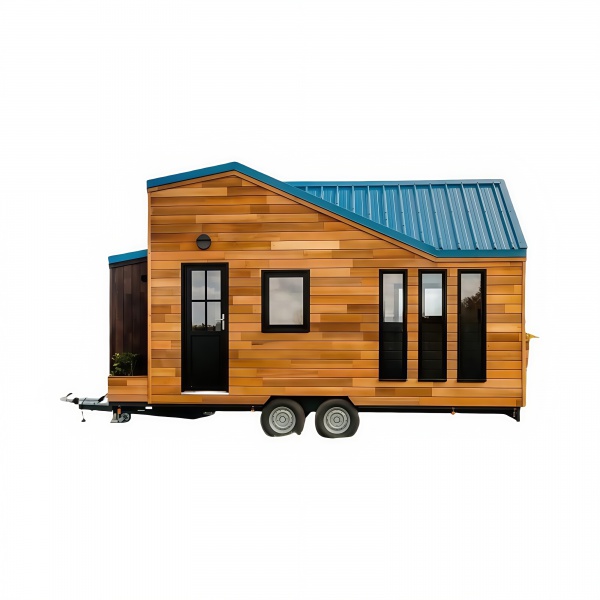 Off-Road Luxury Travel Trailer, RV, Camping Caravan, Trailer House for Sale | Ready-Made Wooden House for Family Trips, Trailer House