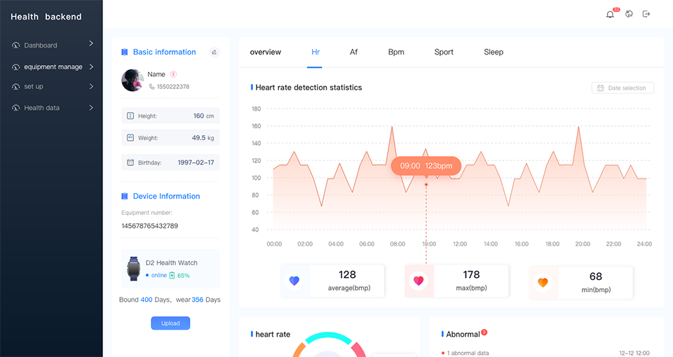 iwownfit'health monitoring