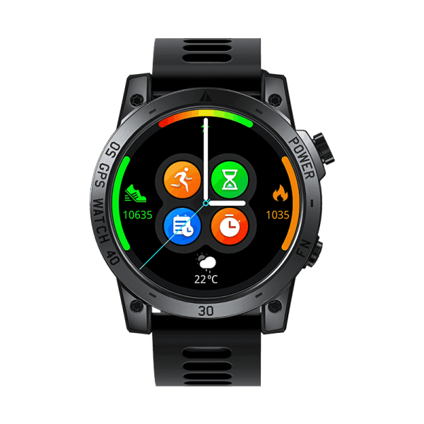 iwownfit 1.43''AMOLED Display GPS Sport Watch with 20-Day Battery Life