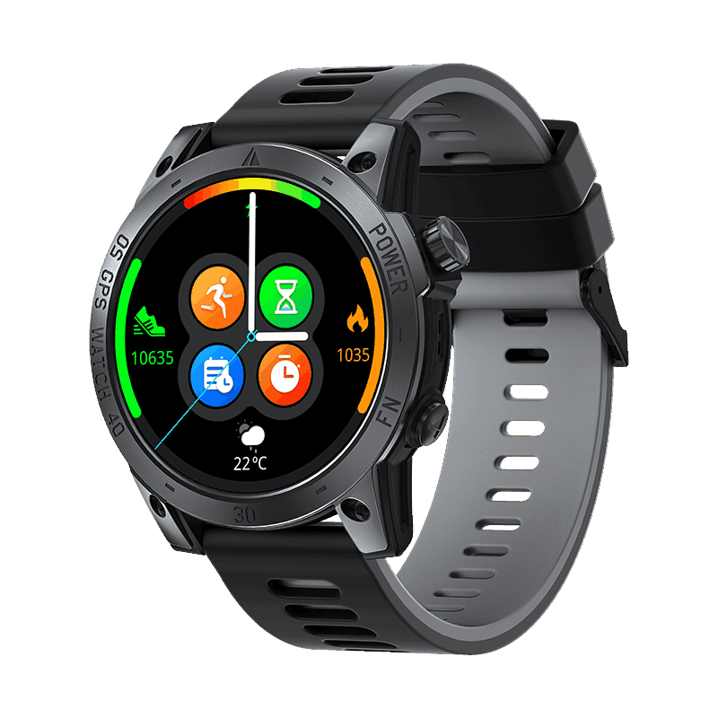 iwownfit 1.43''AMOLED Display GPS Sport Watch with 20-Day Battery Life