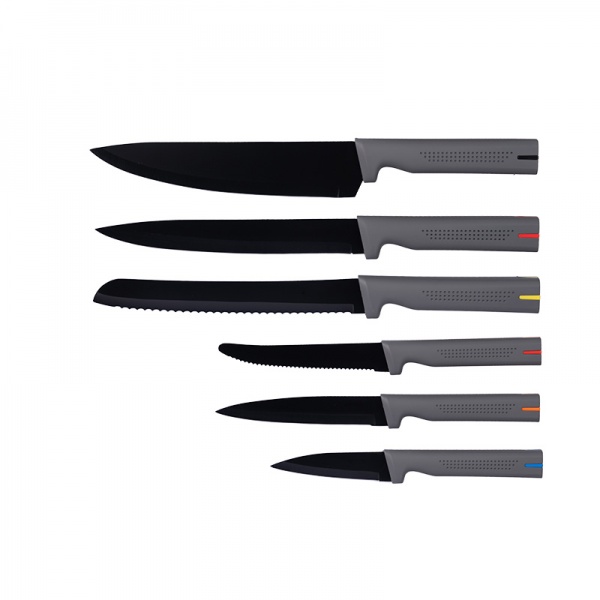  6-Piece Rust Resistant Stainless  Steel Kitchen Knife Set
