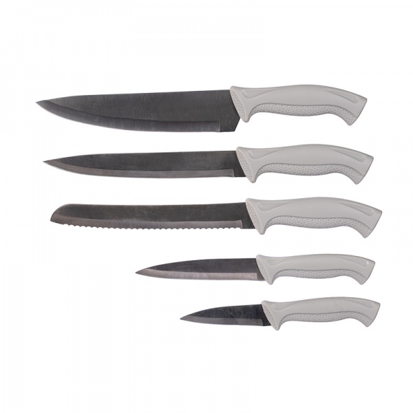  5 Piece Cutlery Set with  Soft Grip Handles