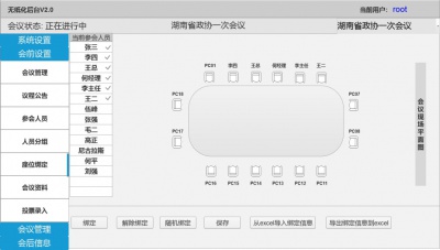 PLC-1000M/S智能无纸化会议后台管理平台