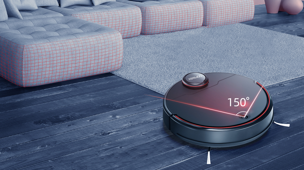 Laser + Visual Navigation Robot Vacuum Cleaner LV1
