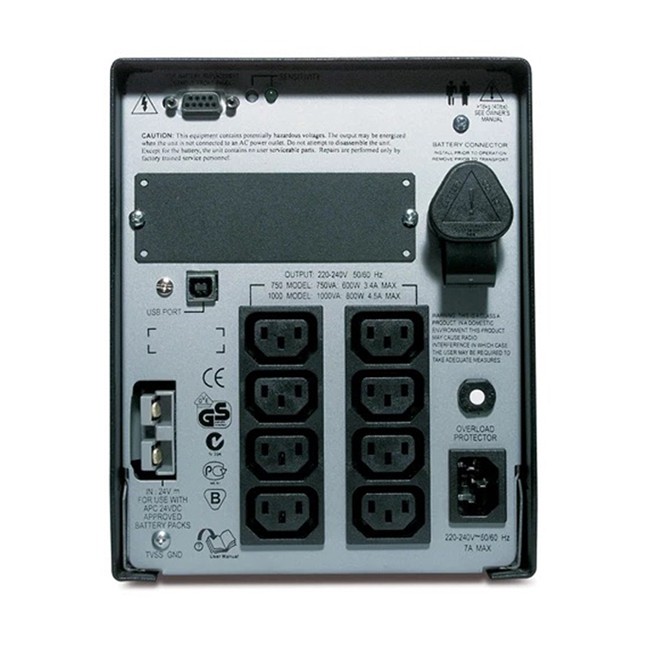 APC SUA1000ICH Smart-UPS 1000VA，230V