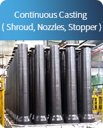 Continuous Casting (Shroud, Nozzles, Stopper)